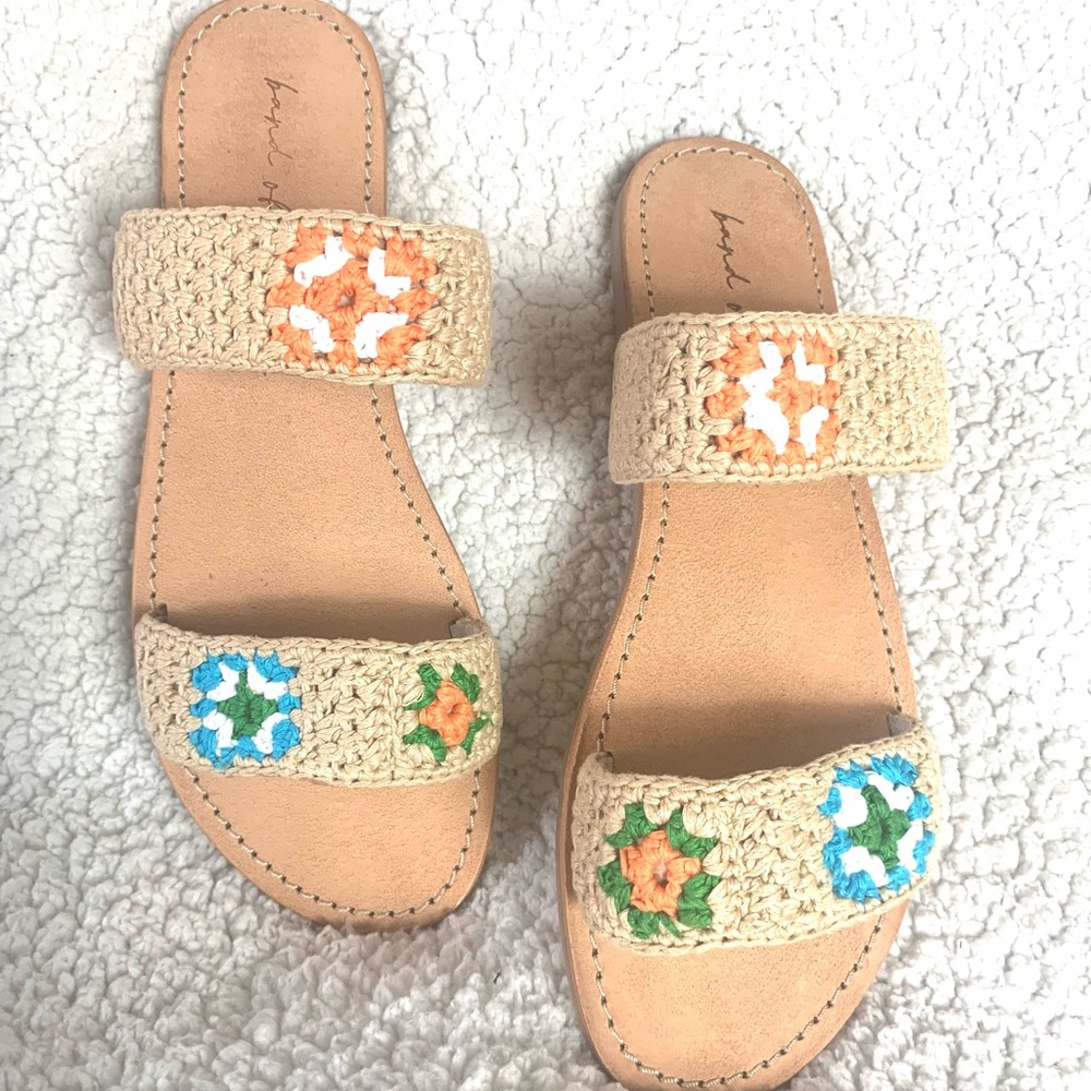 Band of the Free Natural Crochet Sandals - Picture 12 of 13